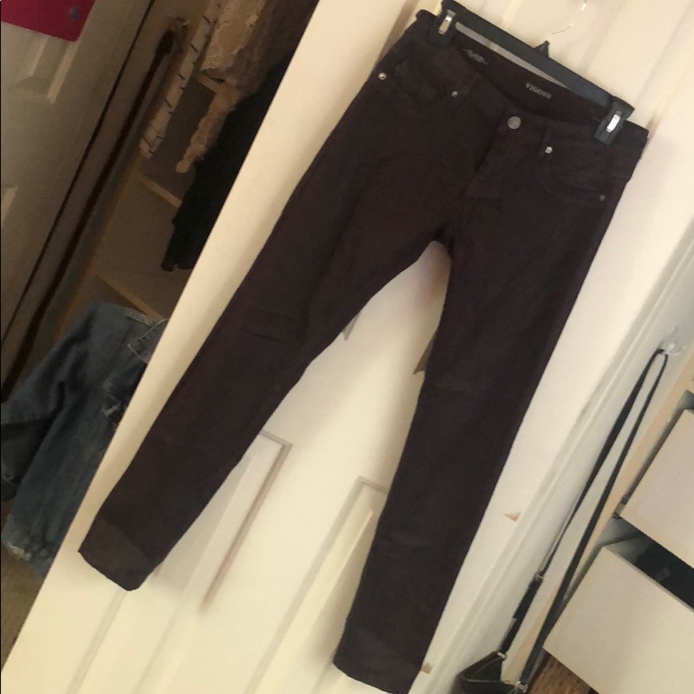 Slight waxy finish jeans